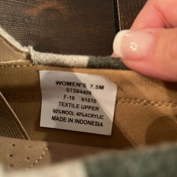 SPERRY Top-sider NEW Leather Tan and Gray size 7.5M - Picture 6 of 8